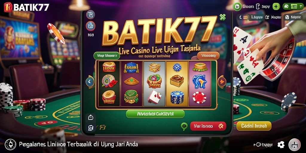 Gameplay Live Casino yang menarik dan interaktif di BATIK77.